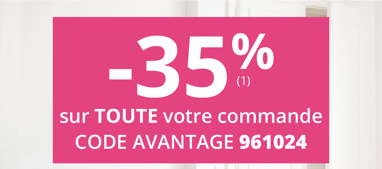 -35% sur TOUTE votre commande