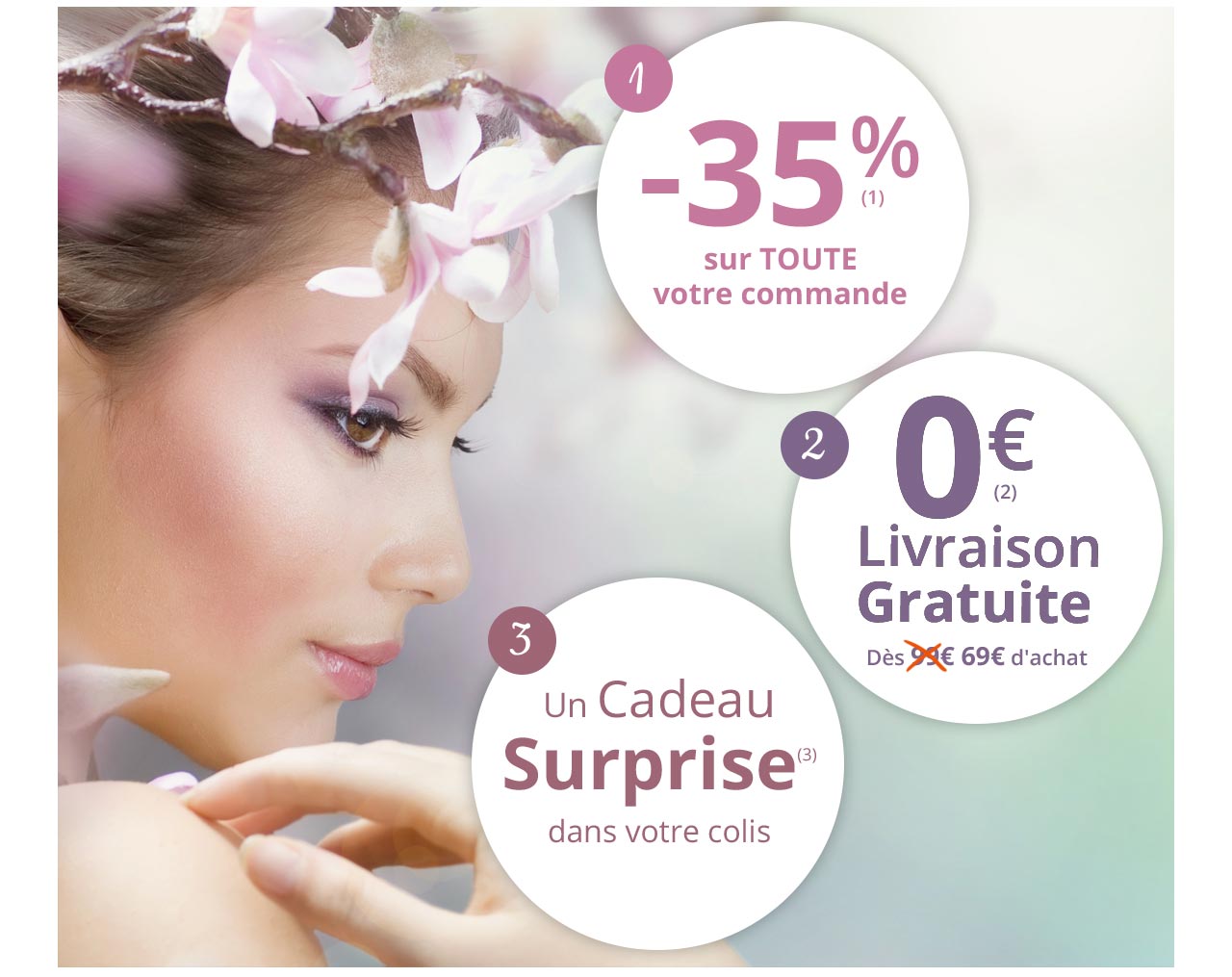 -35% sur votre commande, la livraison gratuite et un cadeau surprise