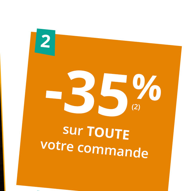 -35% sur votre commande