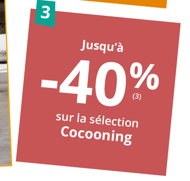 Jusqu'à -40% sur la sélection