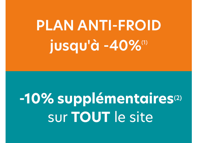 10% supplémentaires sur TOUT le site